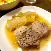 塩豚と白菜の煮込|あかちさん