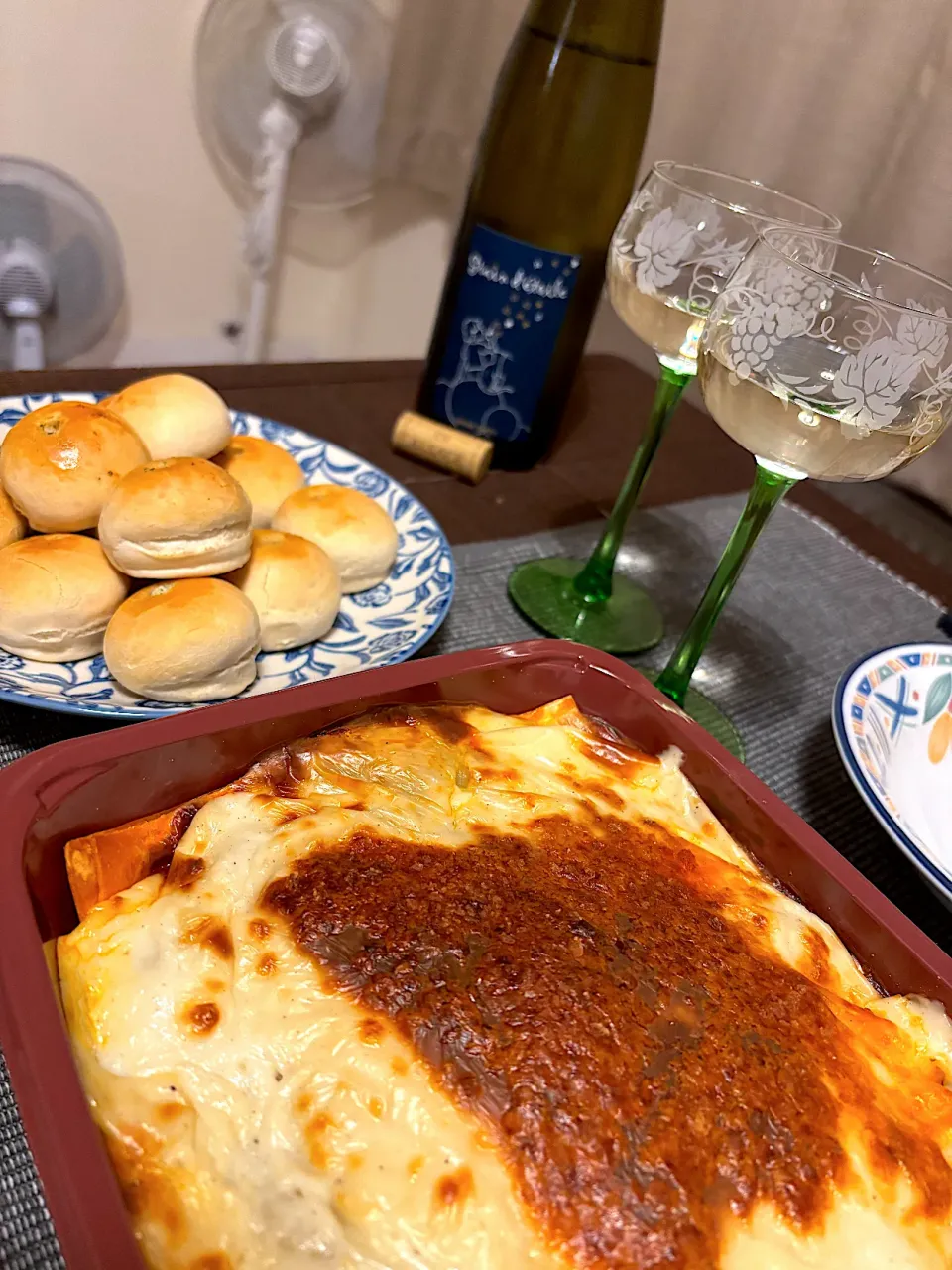 リースリングワインで晩酌|きなこさん