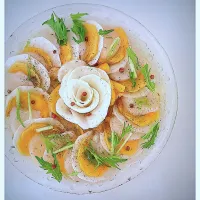 ホタテと蕪と柿のサラダ🥗|yucca@さん