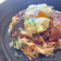 玉子のせ豚モダン焼き|Kさん