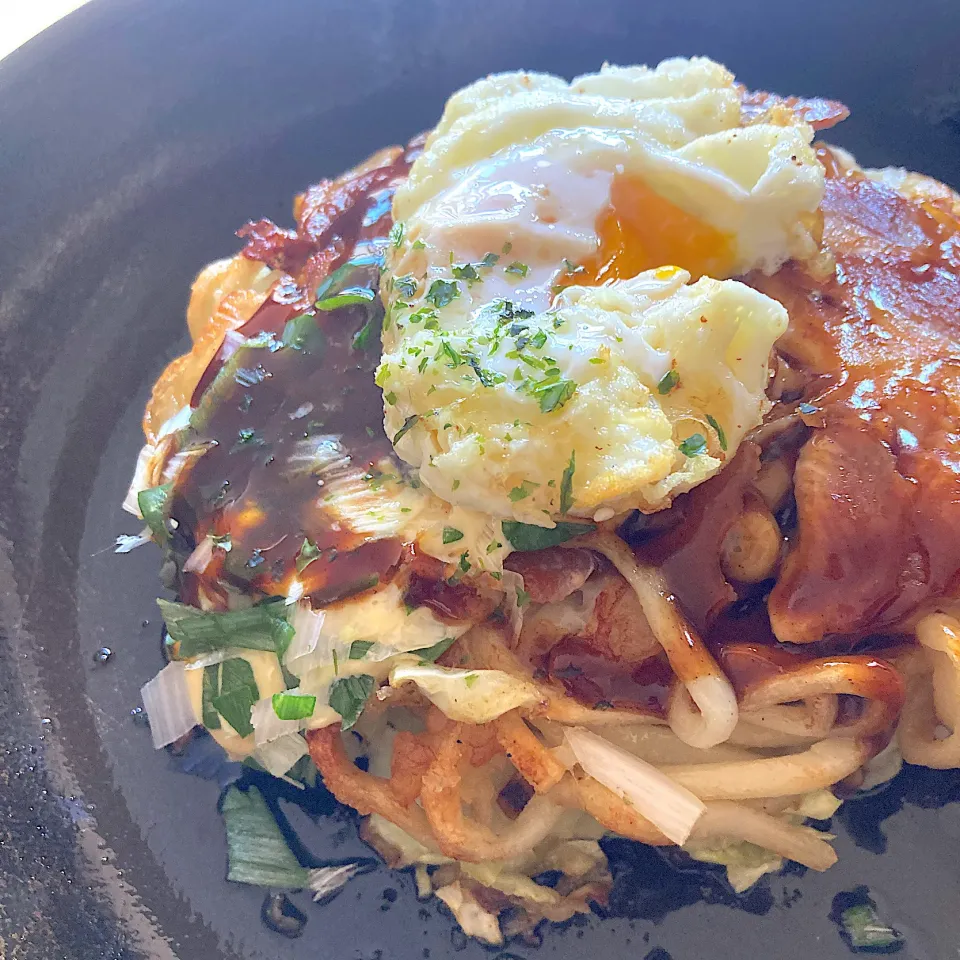 玉子のせ豚モダン焼き|Kさん