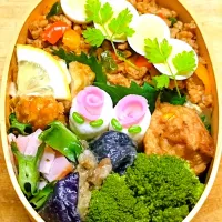 ガパオライス弁当🍱|にゃん(=^・^=)さん