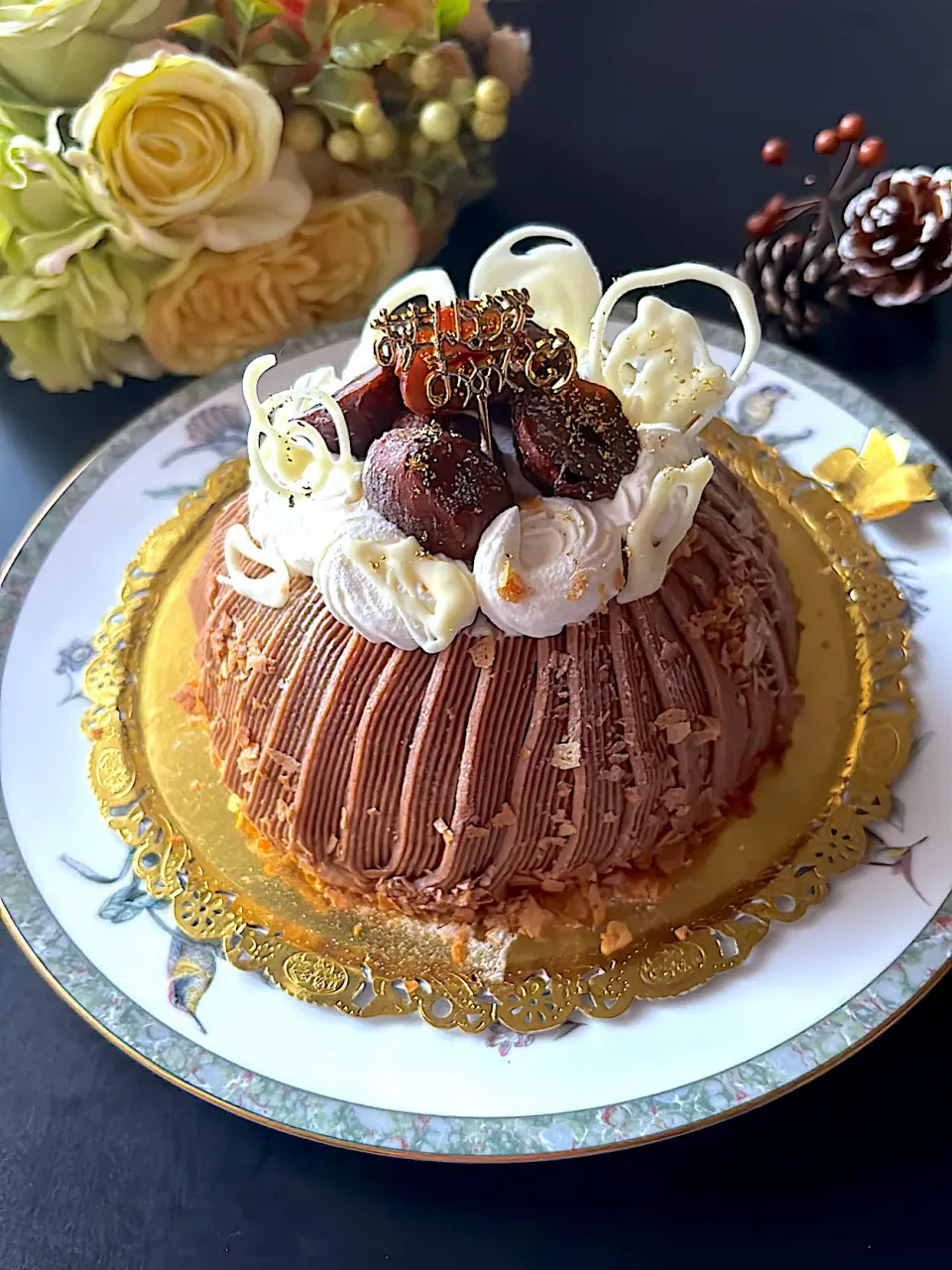 🌰マロンドーム 🌰~バースデーケーキ|とんちんさん