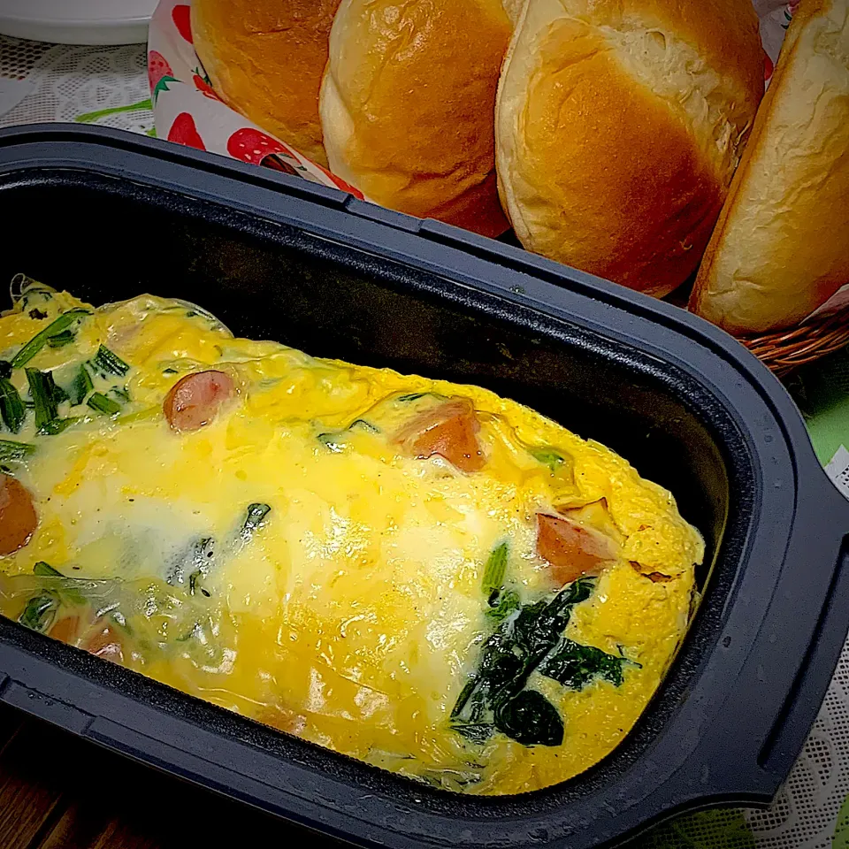 レンジ調理器でオムレツ|Yuko Kobayashiさん