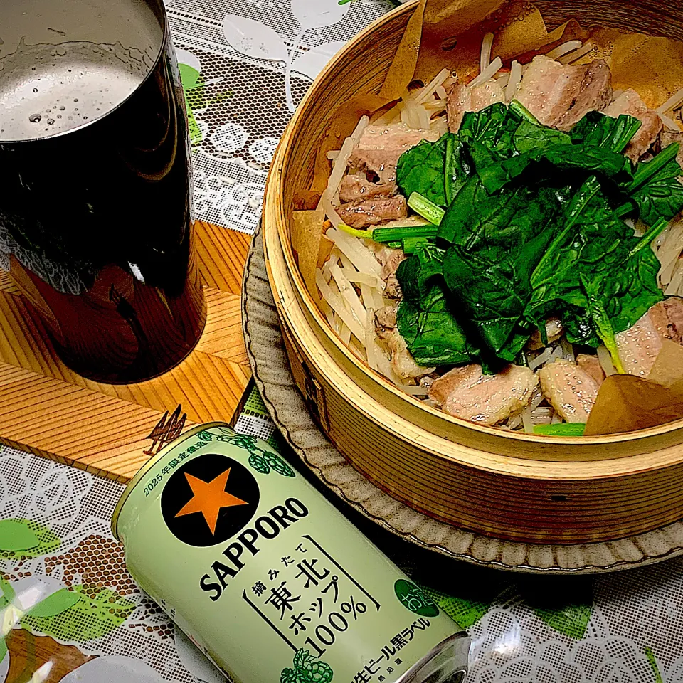 塩豚を蒸籠蒸し|Yuko Kobayashiさん