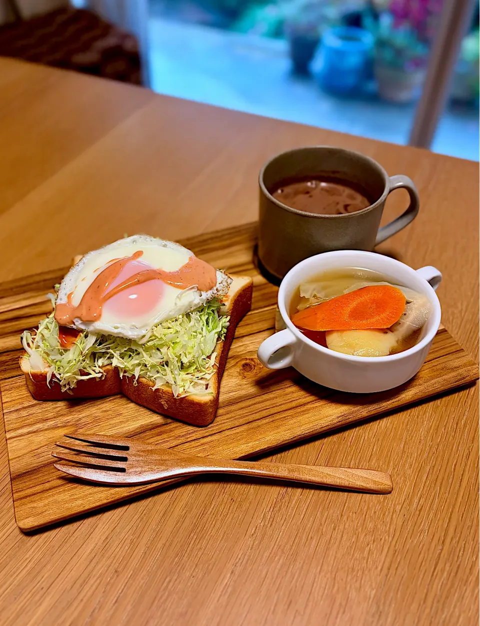 朝の定番、キャベツパン🍞🥚|kaeさん