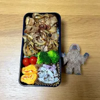 豚バラ生姜焼き弁当|sachi ＊さん