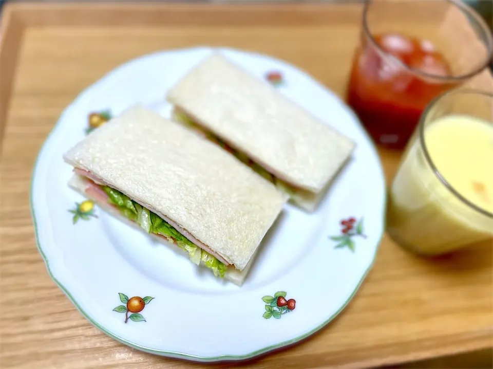 朝食 サンドイッチ|ふわふわさん