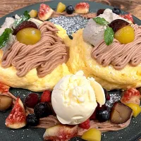 モンブランパンケーキ|あいつんさん