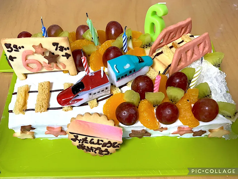 【長男6歳】お誕生日ケーキ＊*|みきのキッチン＊*さん