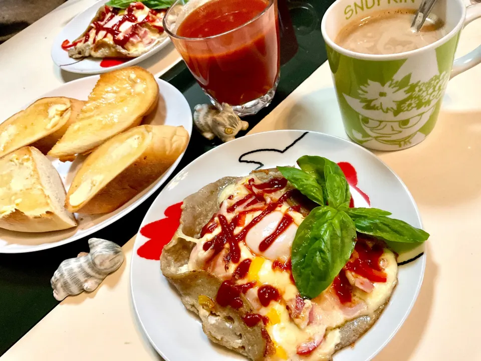 茨城産蕎麦粉でガレットで朝ごはん|Takeshi  Nagakiさん