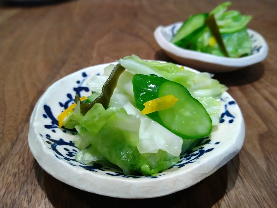 キャベツときゅうりの柚子漬け|古尾谷りかこさん