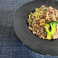 ひき肉とブロッコリーの青唐ペペロン|Taさん