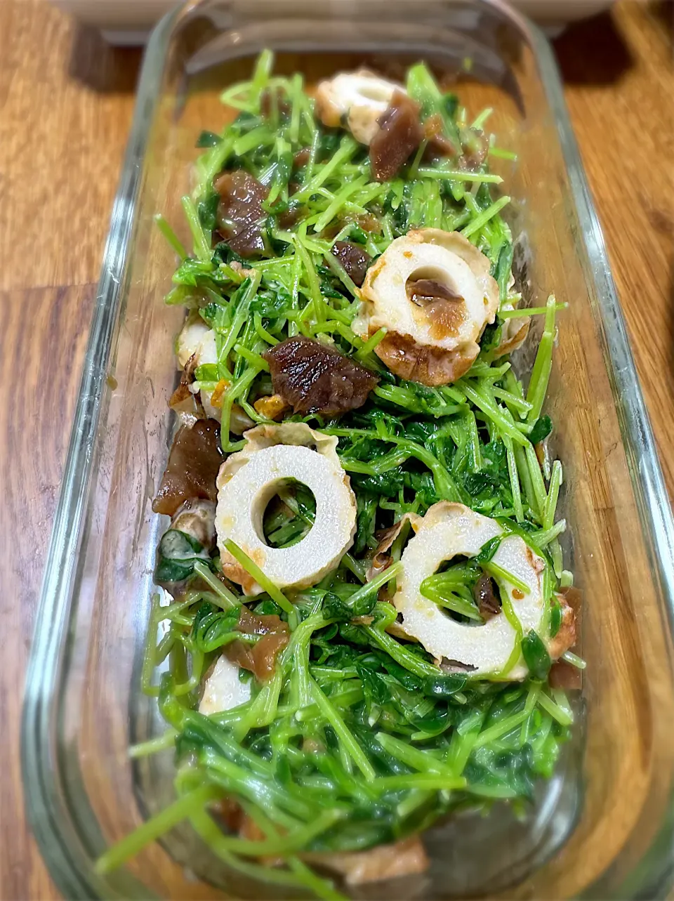 再生豆苗×柚子きのこ味噌和え|morimi32さん