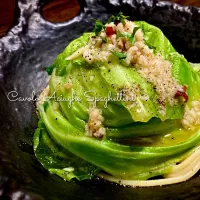 キャベツとアンチョビのペペロンチーノ🇮🇹