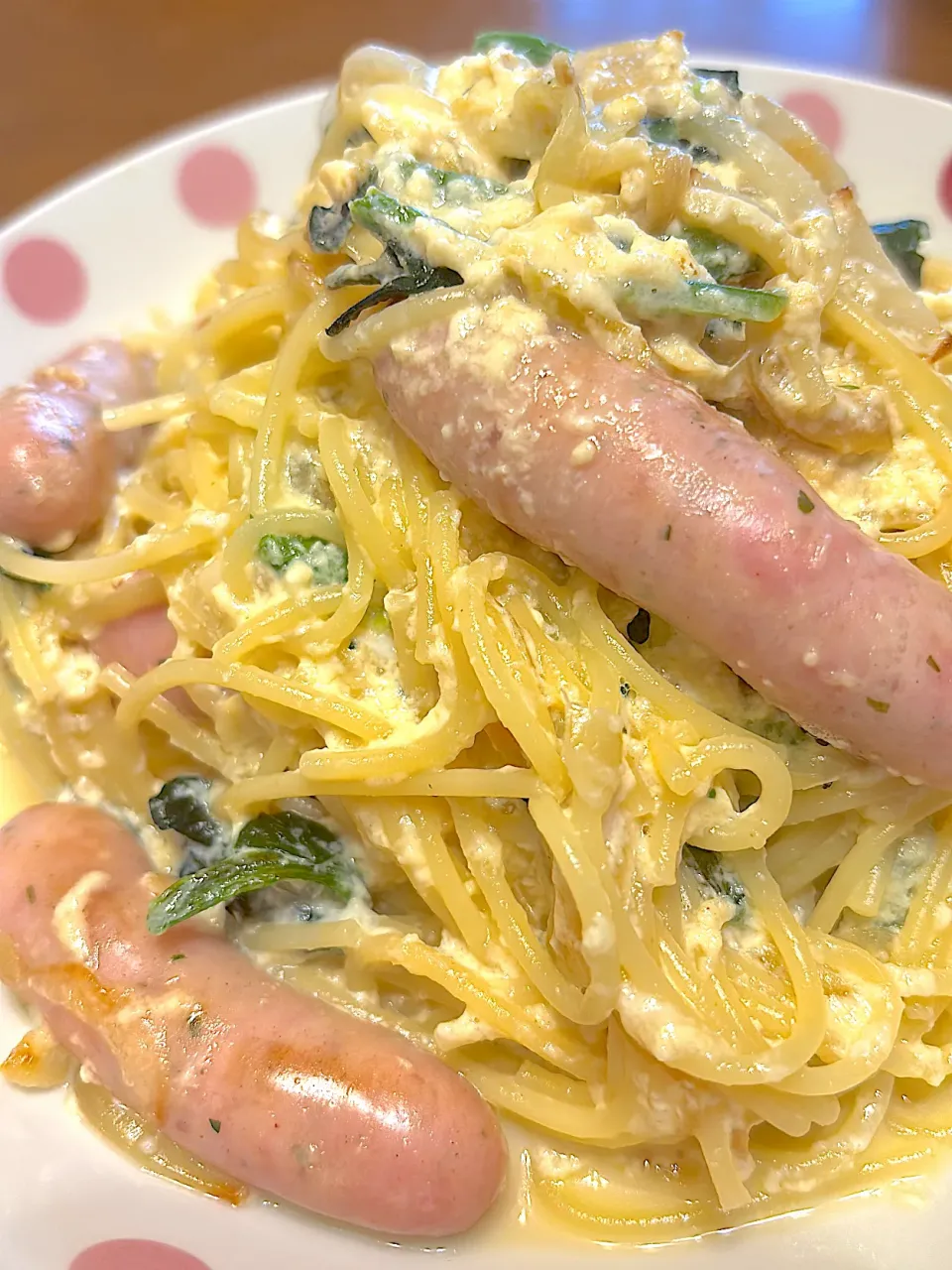 カルボナーラ風スパゲティ|masaさん