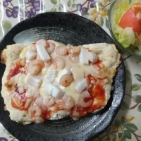 手作り簡単シーフードピザ|はやとさん