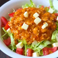 簡単ミートソースでタコライス|ぱんだのままんさん