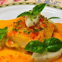 #フィレドゥポワソン　ソースポワブロンルージュ|金井義則さん