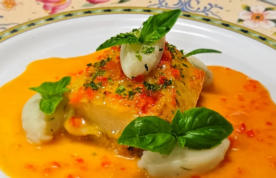 #フィレドゥポワソン　ソースポワブロンルージュ|金井義則さん