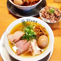 外食🍜湯の台食堂塩ラーメンtp味玉|まゆめろさん