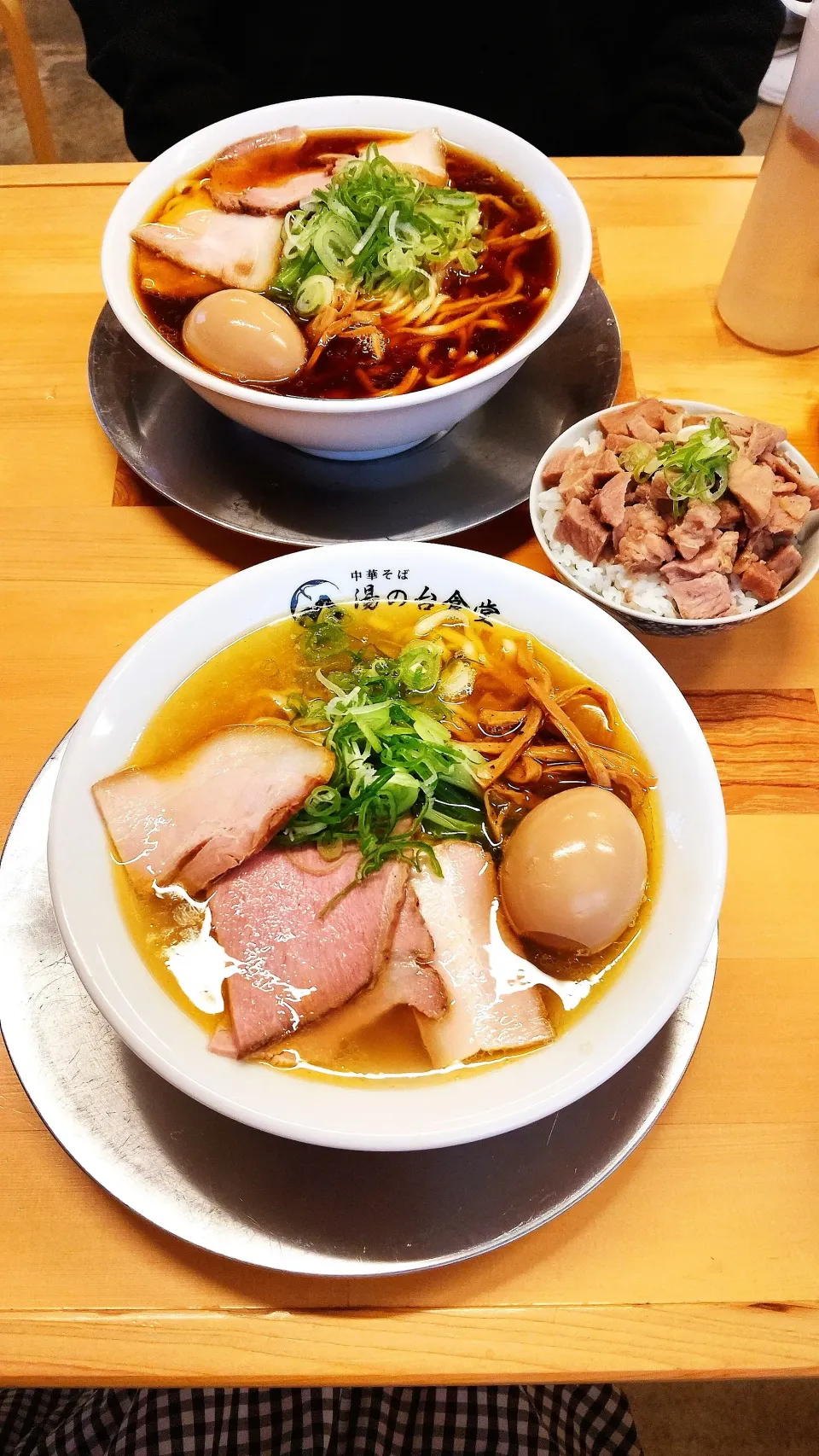 外食🍜湯の台食堂塩ラーメンtp味玉|まゆめろさん