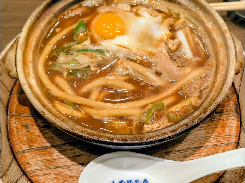 味噌煮込みうどんかしわ入り@山本屋総本家エスカ|watarunさん