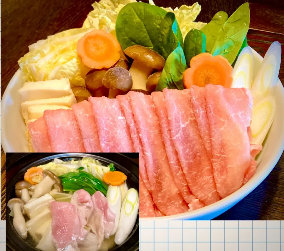 一人「豚しゃぶ鍋」|mottoさん