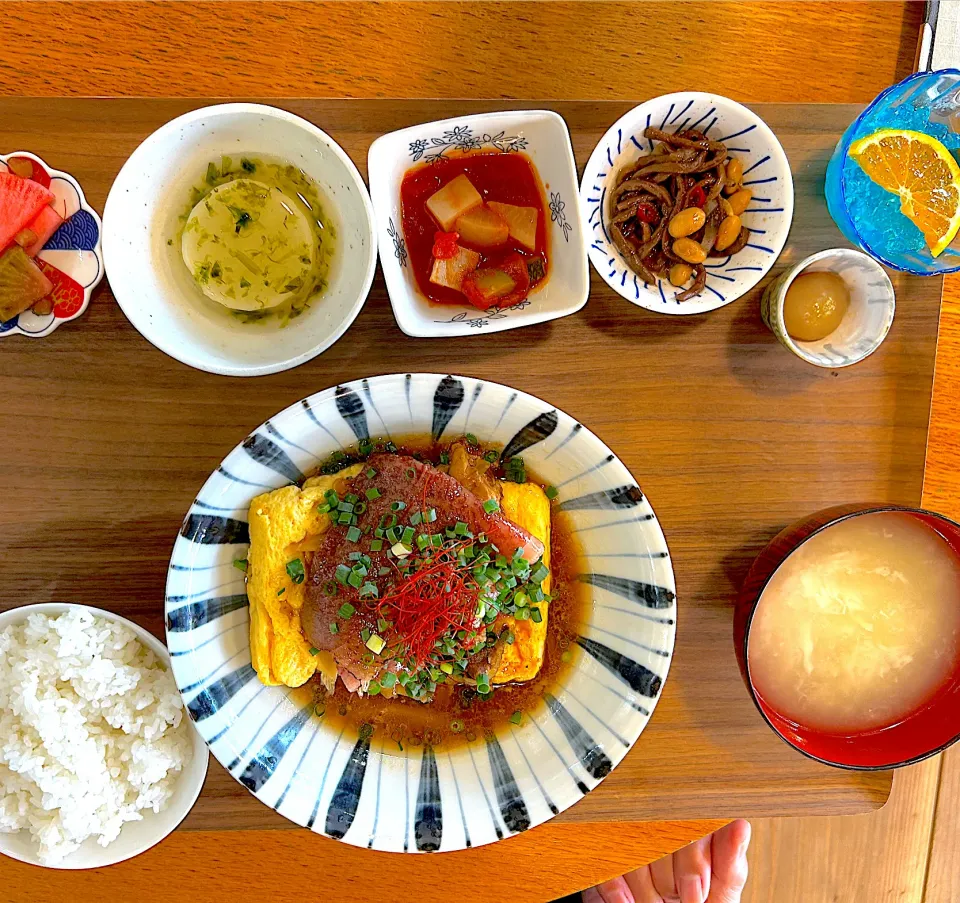 肉玉定食|🍊🍒ユッキー🎂🍞🍲さん
