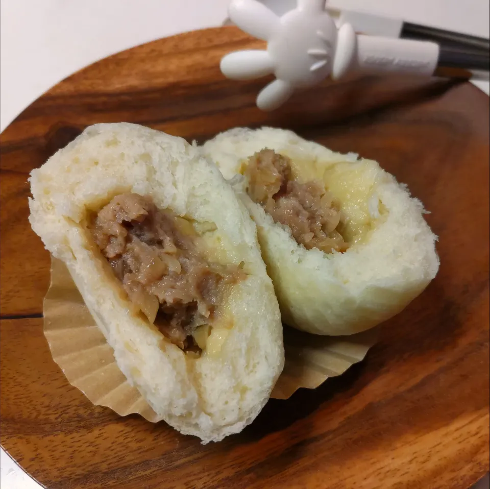 肉まん(豚まん)断面図|ne-neさん