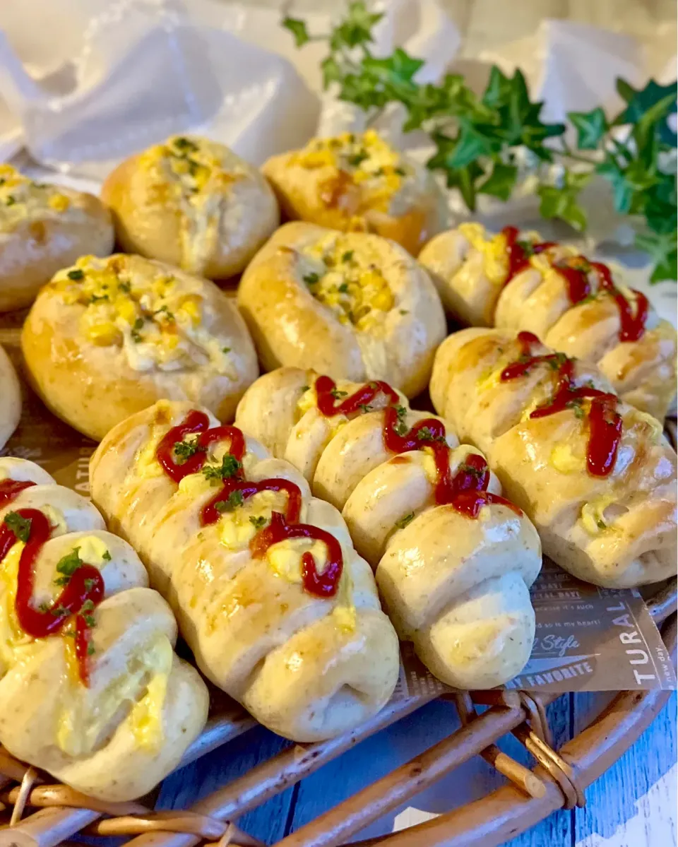 ウインナーロール＆コーンマヨチーズパン|あゆさん