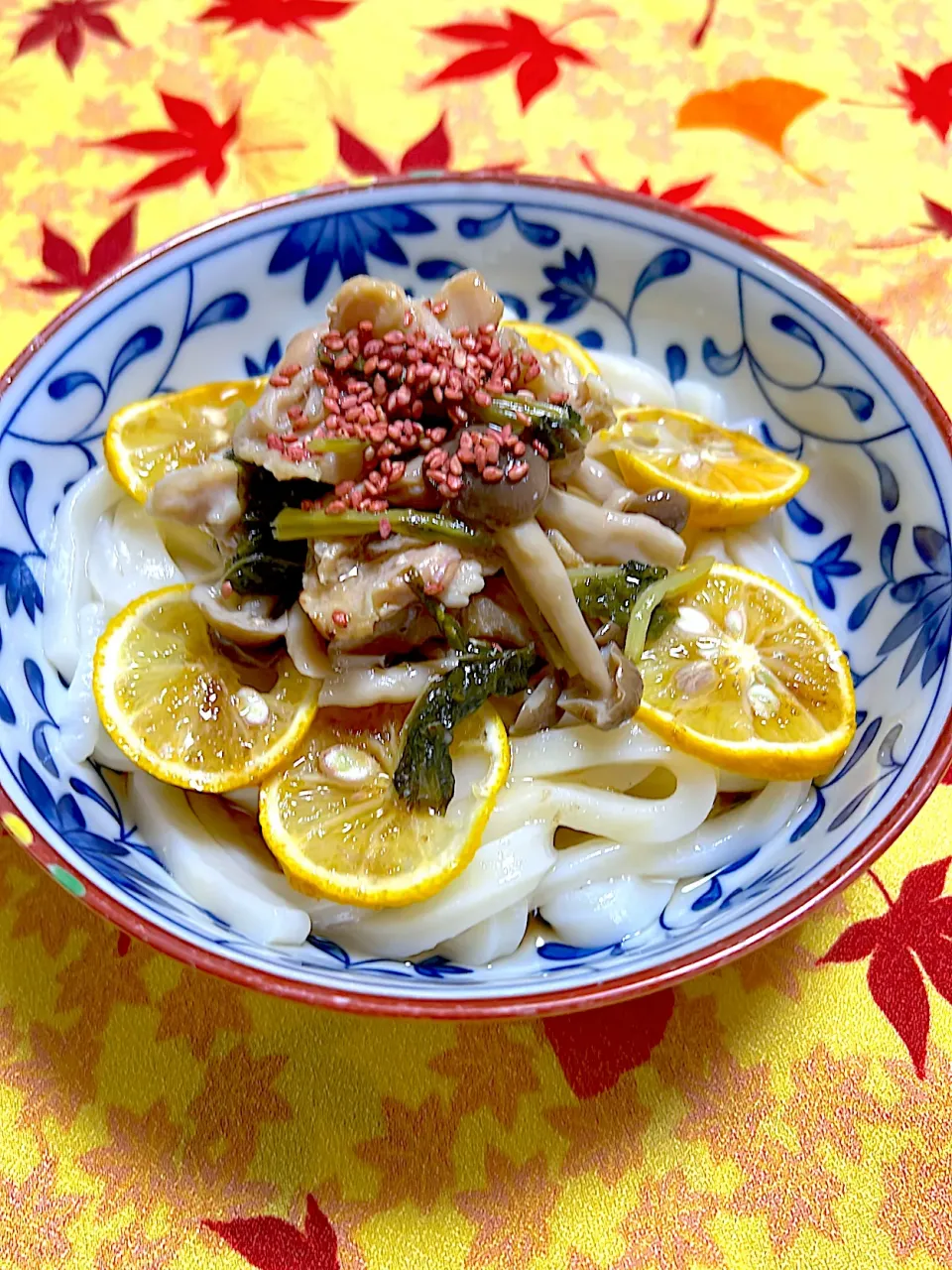 けんちん風釜揚げすだちうどん|チャコイブさん