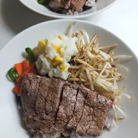 ☆夕飯☆ステーキ丼|ｼｮｺﾗさん