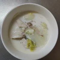 白菜のホワイトスープ|しょうこさん