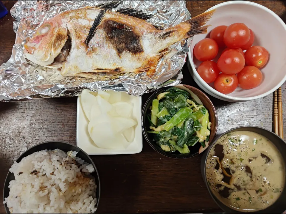 連子鯛の塩焼き|アクちゃんさん