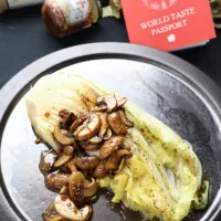 白菜ステーキのアンチョビソースがけ|めいめいさん