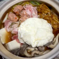 きのこと豚バラのとろろ鍋🍲|minaさん