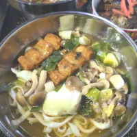 きしめん＆さんまの蒲焼き丼|テケテケさん