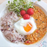 2025 1108　ガパオライス　サラダ|いもこ。さん