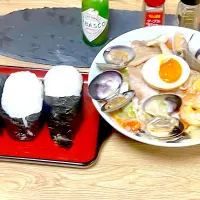 ちゃんぽんと爆弾おにぎり3連発|じいちゃんさん