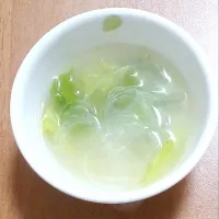 白菜と春雨の中華スープ| ナナさん