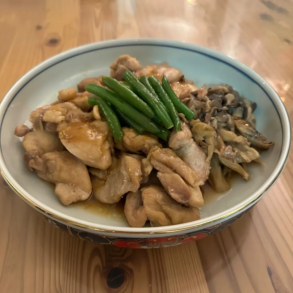 鶏と平茸のうま煮|愛さん