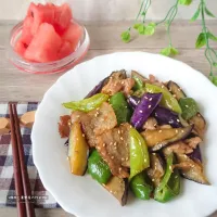 豚肉と夏野菜の炒め物|ゆずぽんさん