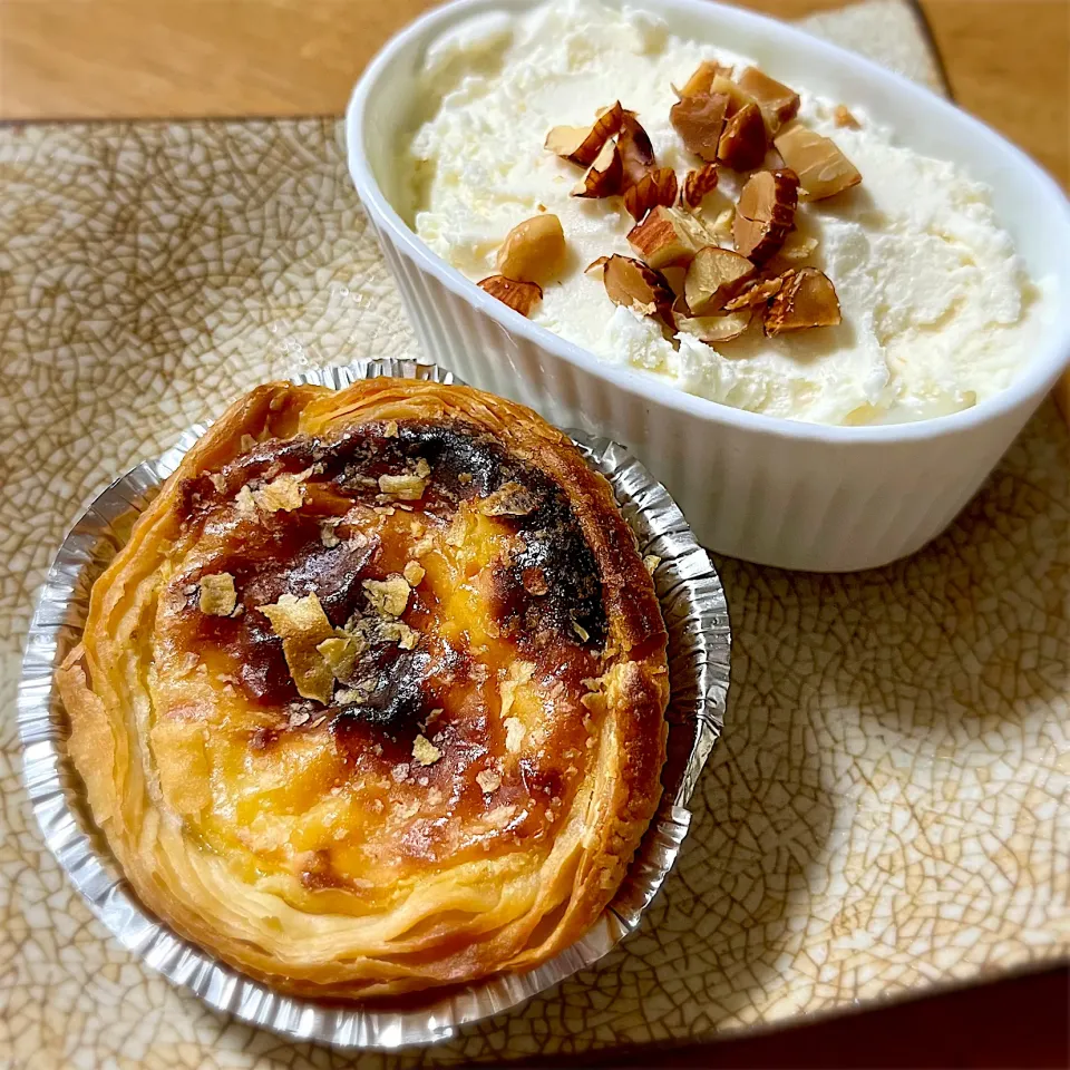 パステルデナタとアーモンドミルクアイス|deekay71さん