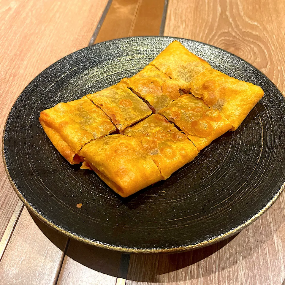 Pan-fried mashed red bean cake|skyblueさん