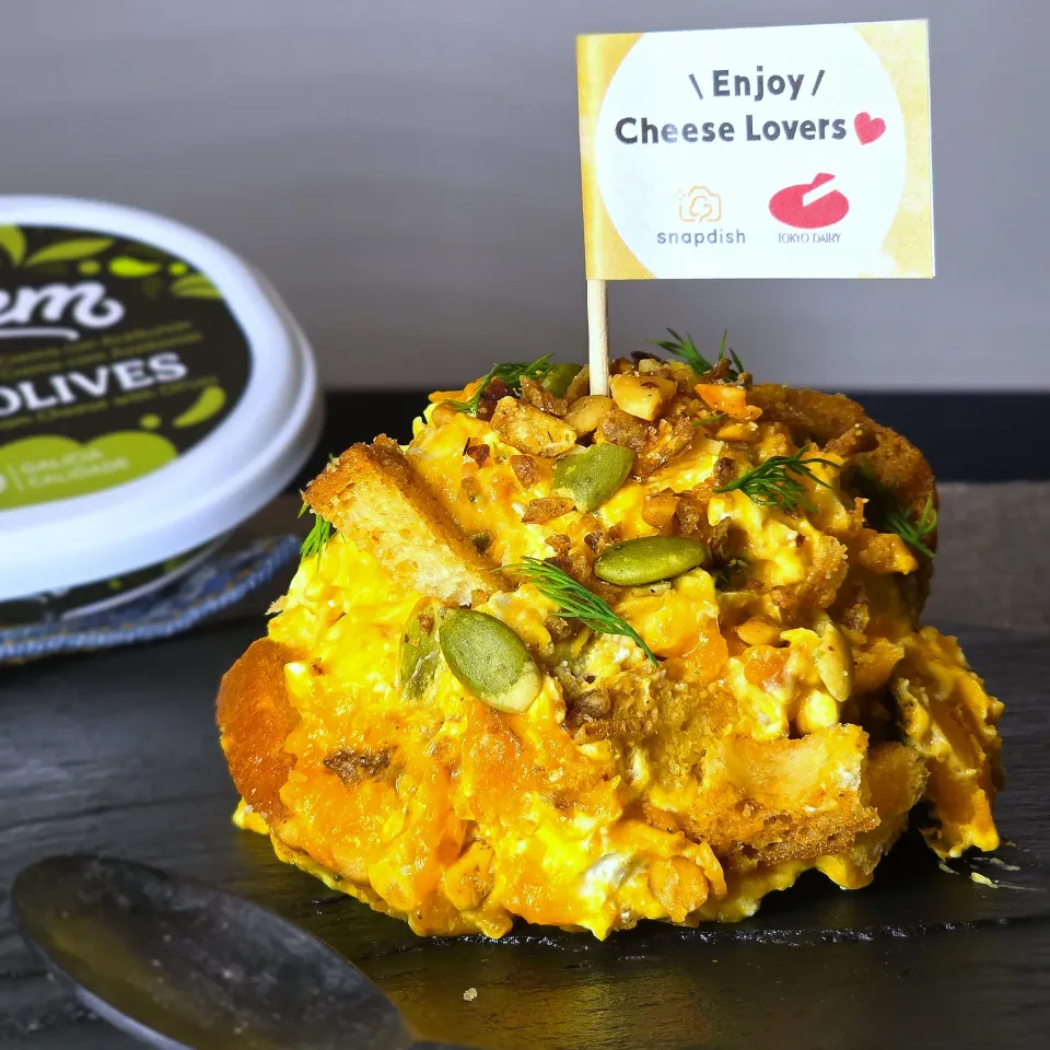 DELI風かぼちゃサラダ|オハナシマンさん