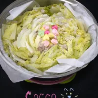 白菜と豚肉のミルフィーユ蒸し✨|cocco+さん