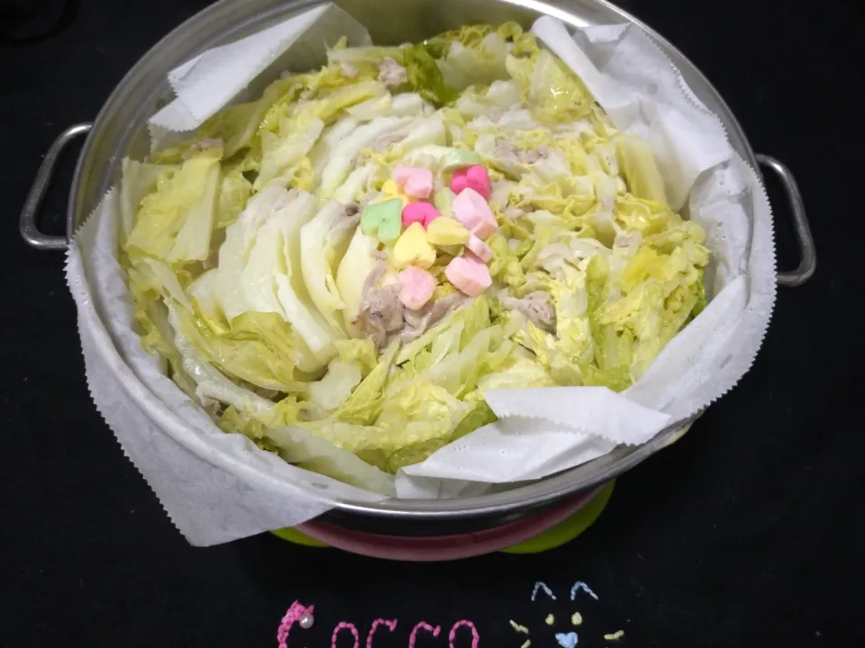 白菜と豚肉のミルフィーユ蒸し✨|cocco+さん