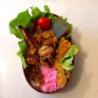 焼き鳥カボチャ弁当|Dandaddyさん