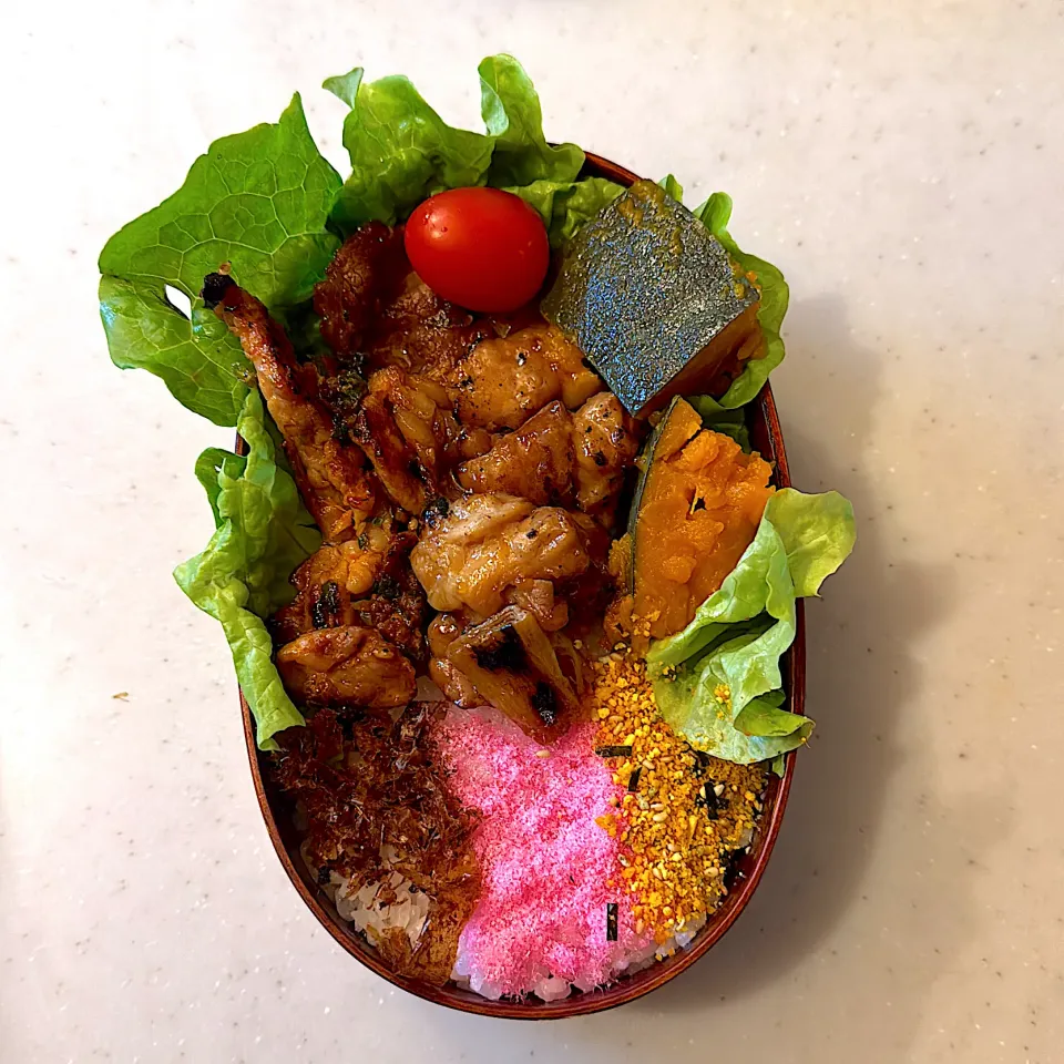 焼き鳥カボチャ弁当|Dandaddyさん